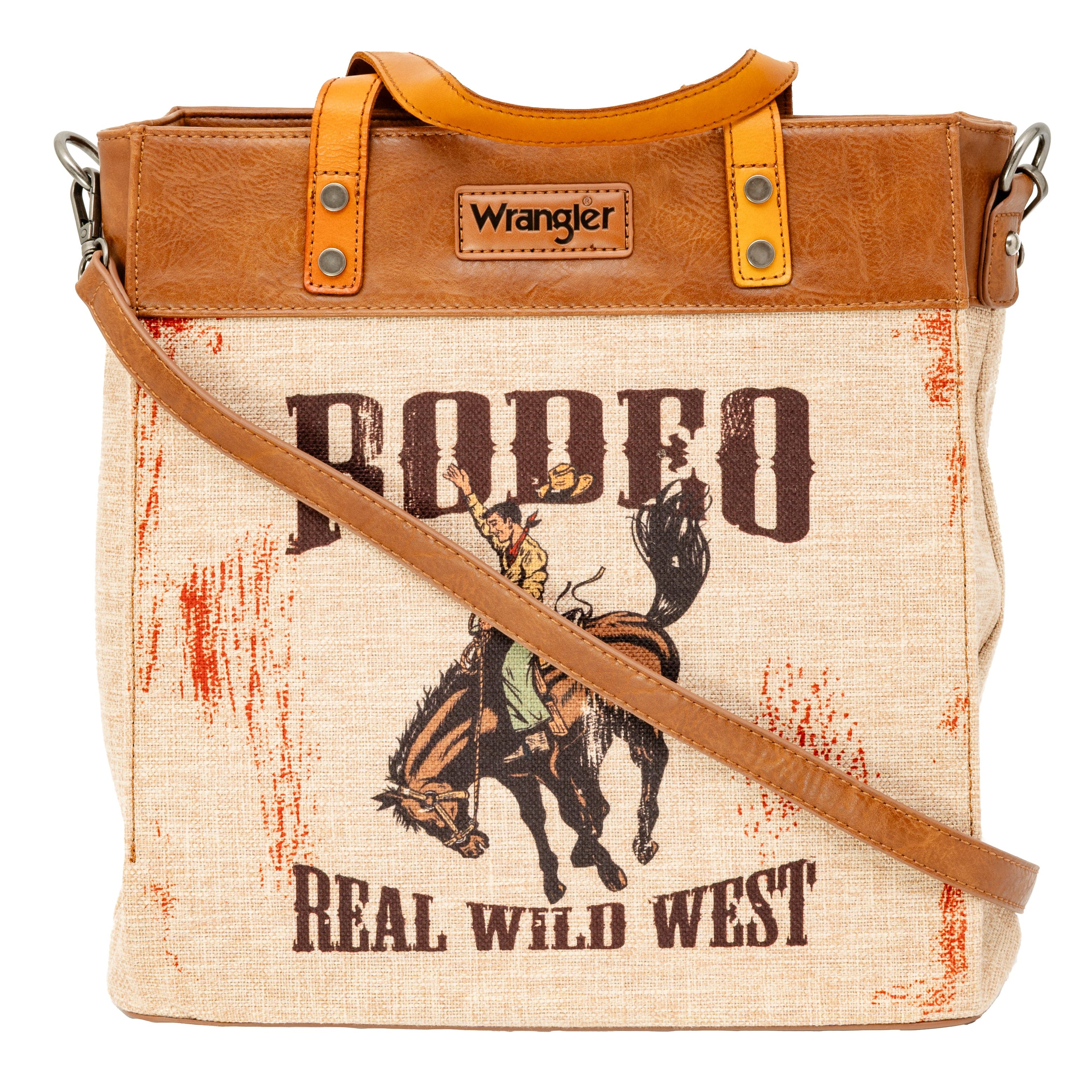 Wrangler by Montana West Hair on Hide Western Crossbody Bag