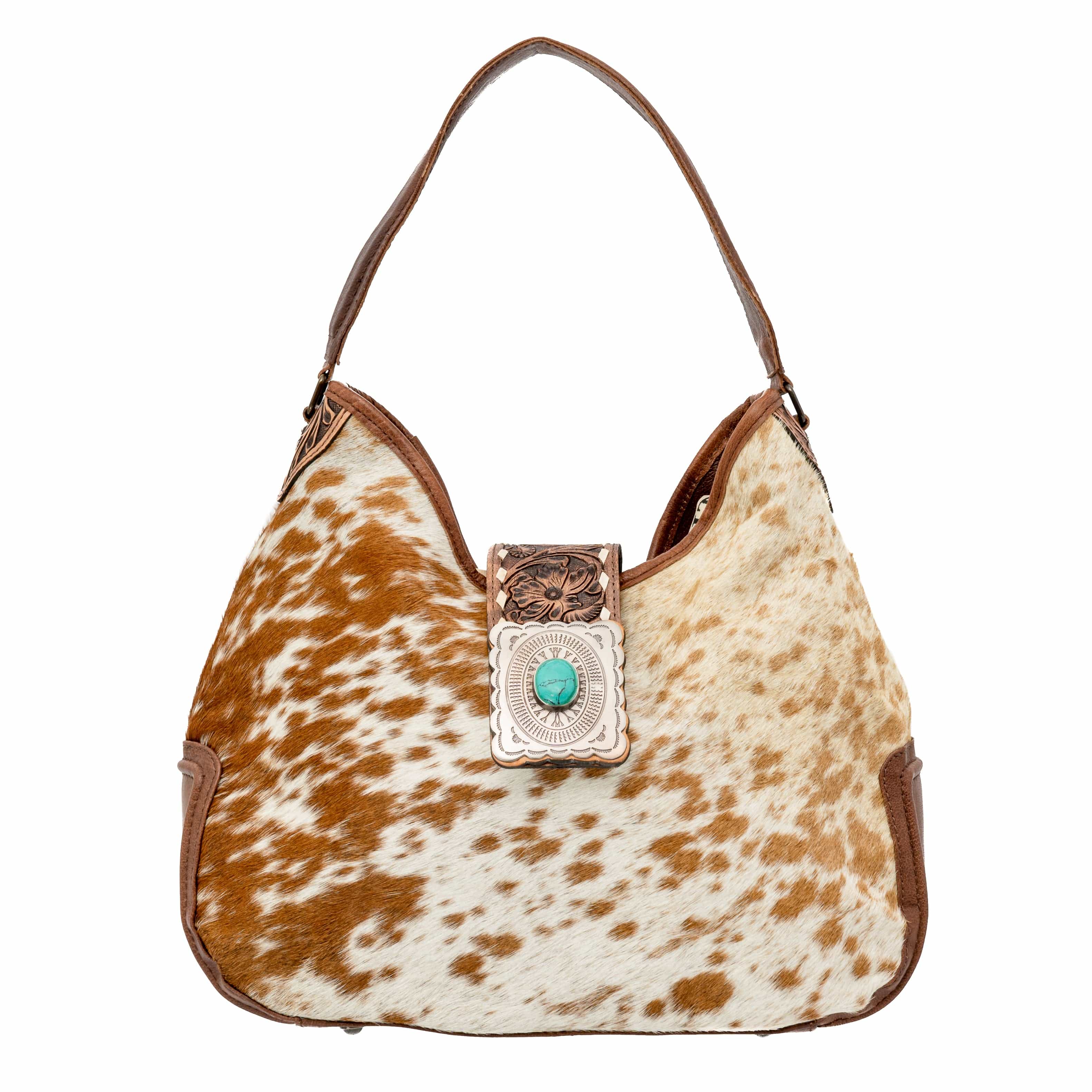 American Darling Cowhide Purse (Concealed Carry) with Fringe, Hair On