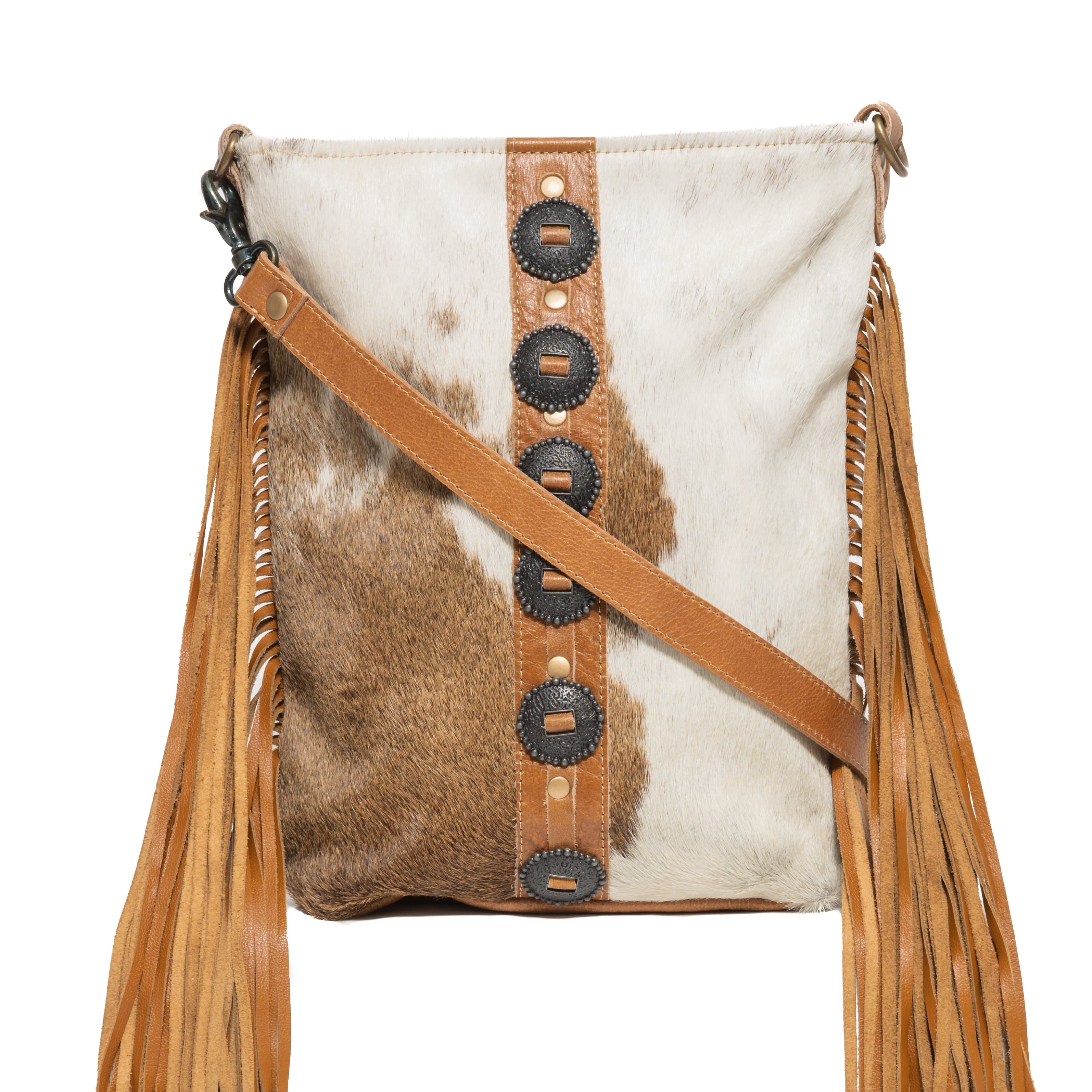 Cora Cowhide Fringe Purse by Countryside Co.