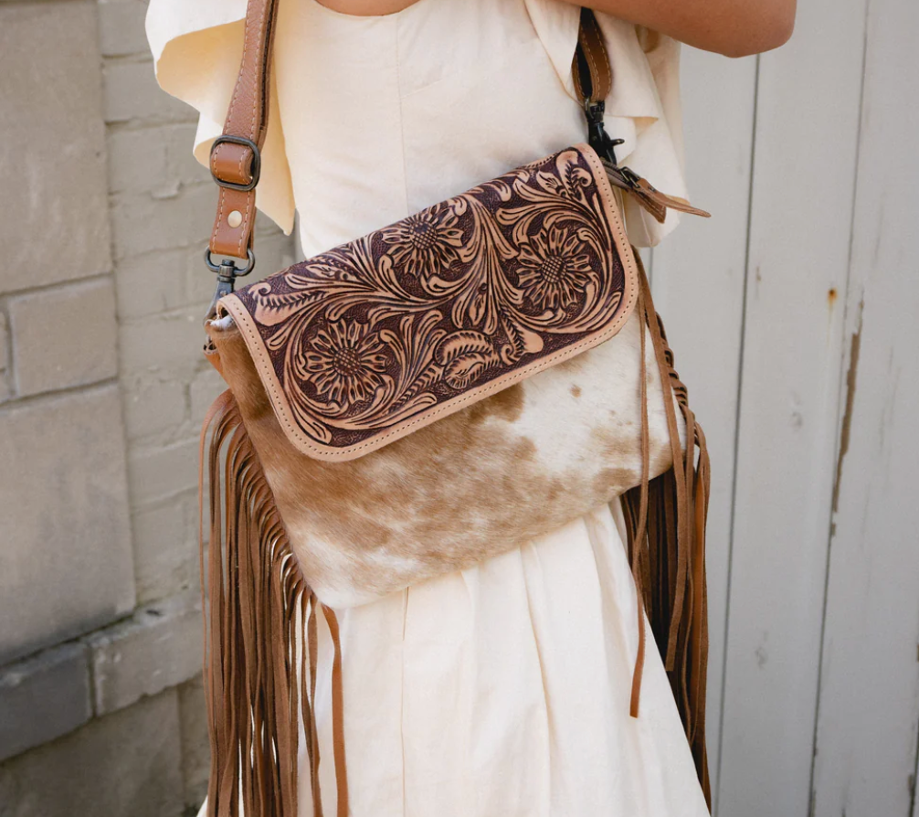 Western popular Fringe Purse