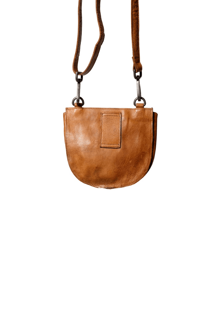 Cognac Soft Leather Crossbody