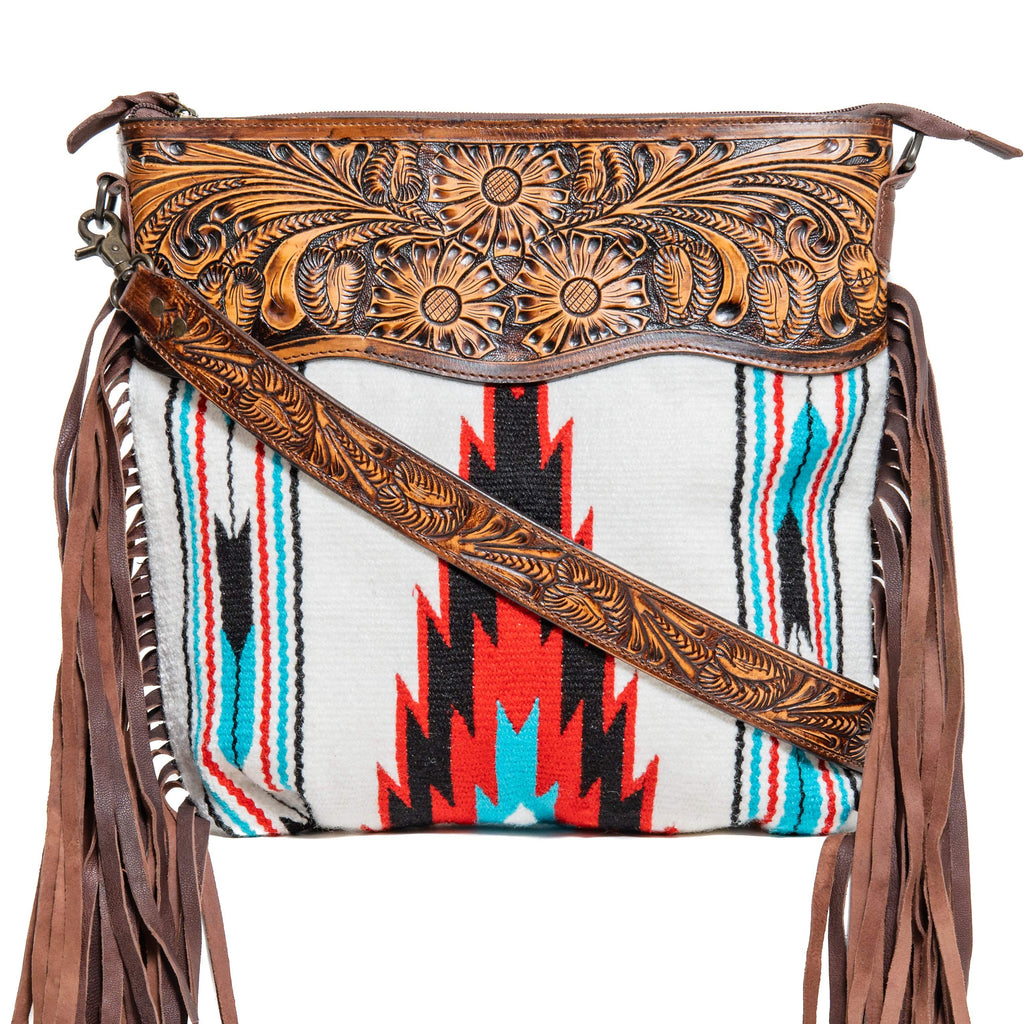 American Darling Tapestry Boho Fringe Bag