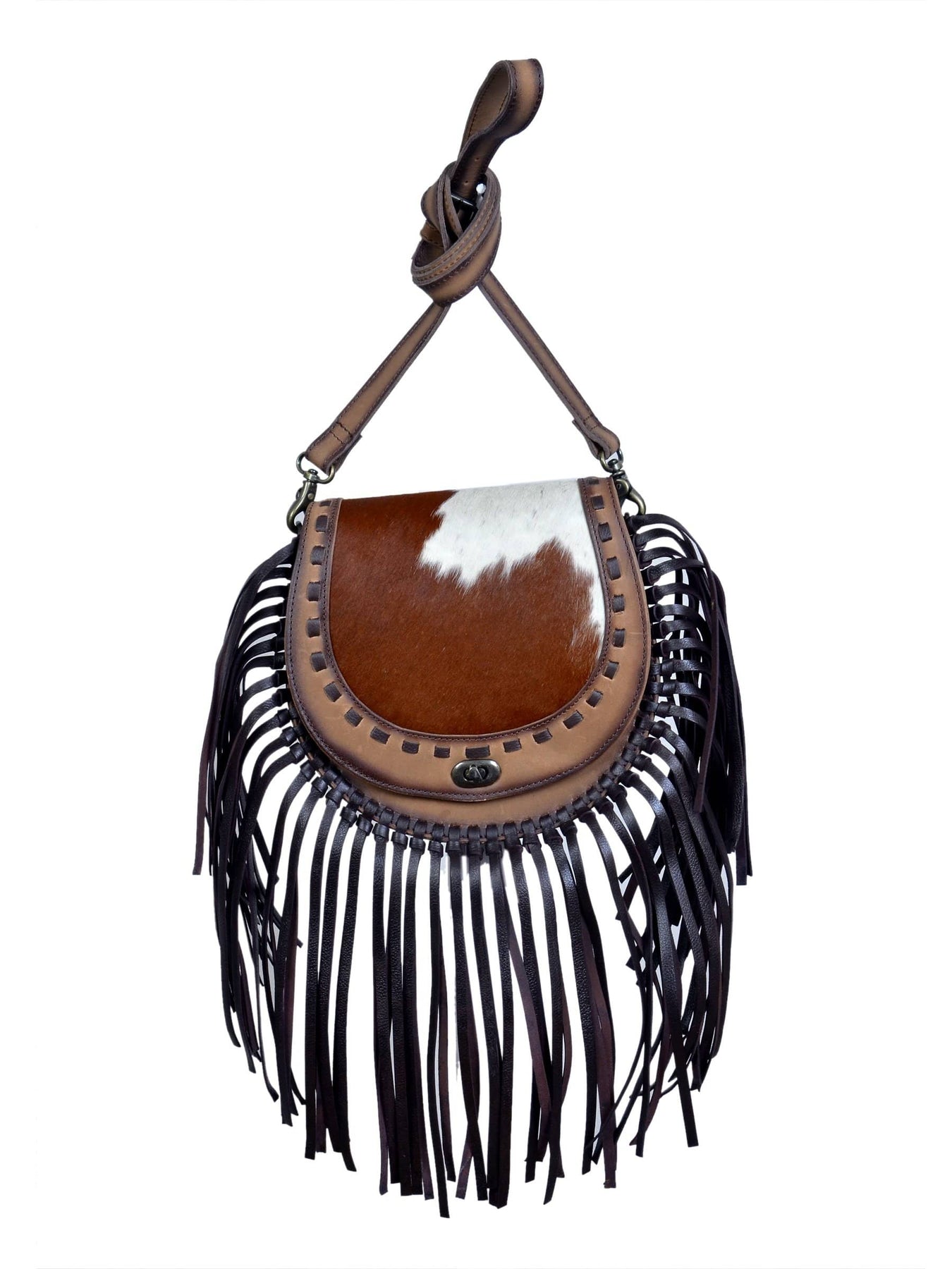 Silver Spur Saddlery Brown Feather Purse